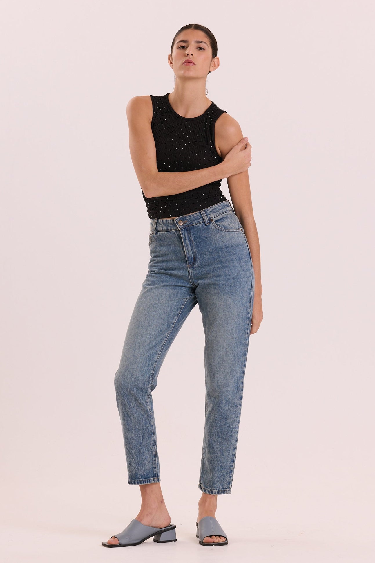 JEAN MOM LIGHT BLUE