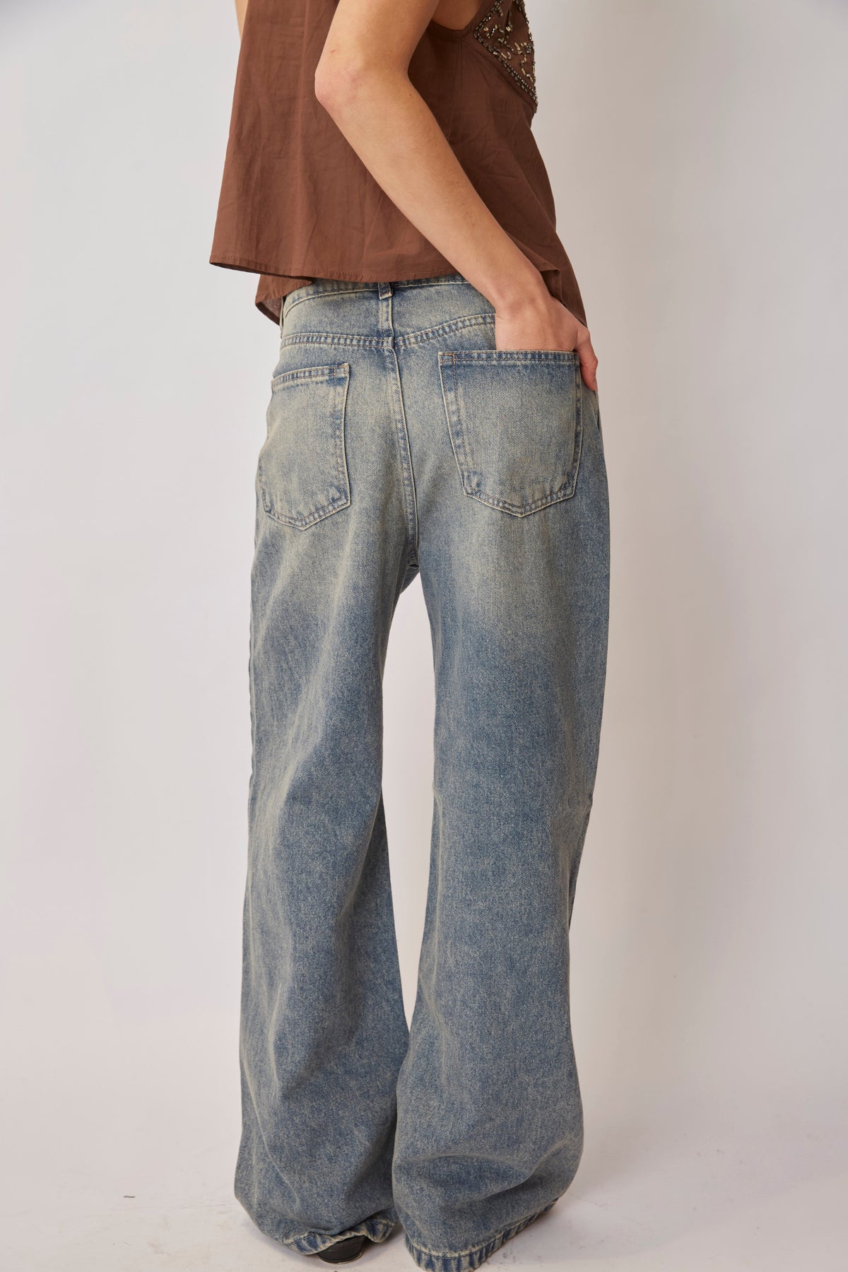 JEAN BAGGY WIDE LEG