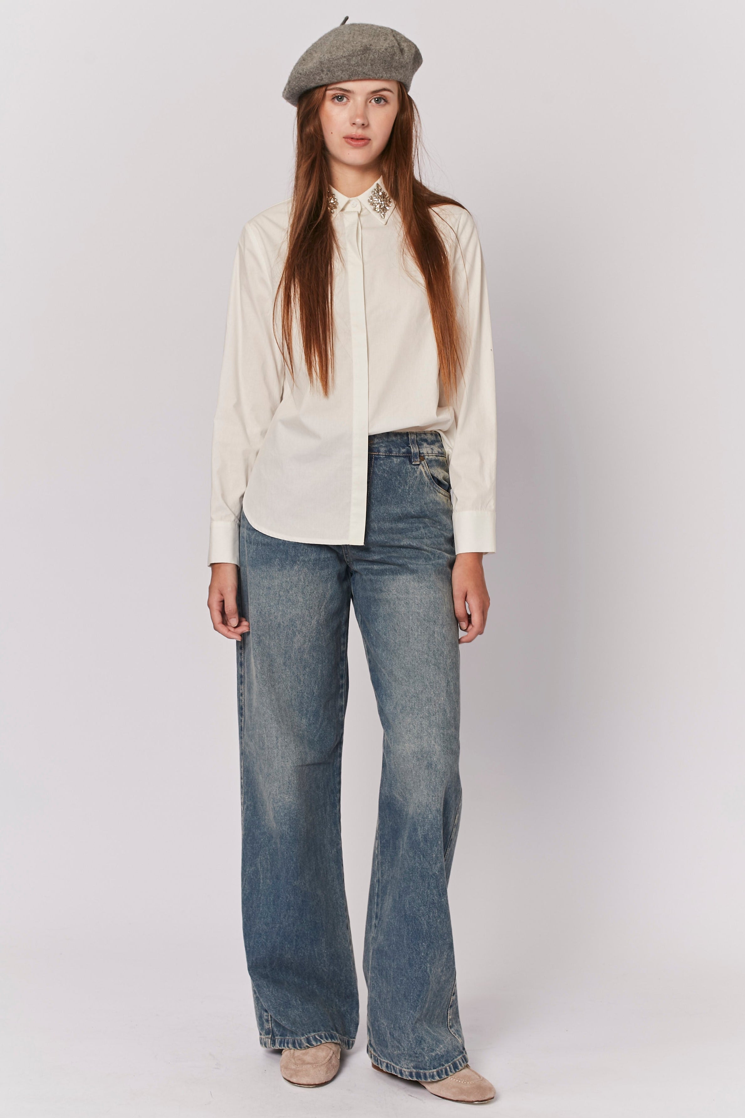 JEAN WIDE LEG LIGHT BLUE